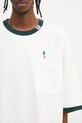 Maison MIHARA YASUHIRO cotton t-shirt Leon Embroidery Tee white J14TS771