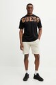 Guess t-shirt bawełniany BUGLER Z5GI15.I3Z14 czarny SS25