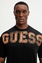 Guess t-shirt bawełniany BUGLER czarny Z5GI15.I3Z14
