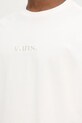 Vans t-shirt bawełniany VN000HPZFS81 beżowy