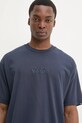 Vans t-shirt bawełniany granatowy VN000HPZJDU1