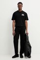 Vans tricou din bumbac VN000M3YBLK1 negru SS25