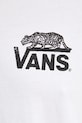 Vans t-shirt bawełniany VN000M3YWHT1 biały