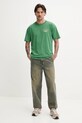 Vans tricou din bumbac VN000M4CBR11 verde SS25