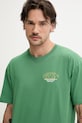 Vans tricou din bumbac verde VN000M4CBR11