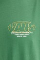 Bavlnené tričko Vans VN000M4CBR11 zelená