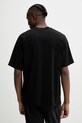 Vans tricou din bumbac VN000M5TBLK1 negru SS25