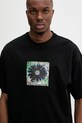 Îmbrăcăminte Vans tricou din bumbac VN000M5TBLK1 negru