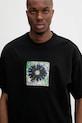 Îmbrăcăminte Vans tricou din bumbac VN000M5TBLK1 negru
