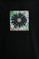 Vans tricou din bumbac negru VN000M5TBLK1