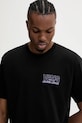 Vans t-shirt bawełniany czarny VN000M60BLK1