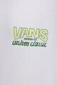 Βαμβακερό μπλουζάκι Vans VN000M60WHT1 λευκό