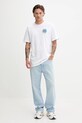 Vans tricou din bumbac VN000M6RWHT1 alb SS25
