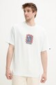 Vans tricou din bumbac print verde VN000NHURNE1