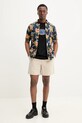 Vans t-shirt bawełniany VN000NHWBLK1 czarny SS25