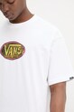 Vans t-shirt bawełniany VN000NHWWHT1 biały