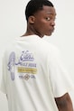 Vans t-shirt bawełniany VN000NTWFS81 beżowy