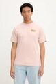 Odzież Vans t-shirt bawełniany VN000NWNO3N1 różowy
