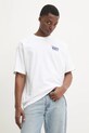 Odzież Vans t-shirt bawełniany VN000NWNWHT1 biały