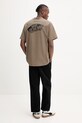 Vans tricou din bumbac VN000P509JC1 maro SS25