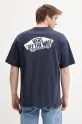 Vans t-shirt bawełniany nadruk granatowy VN000P50JDU1