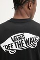 Vans tricou din bumbac VN000P50Y281 negru