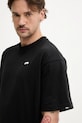 Vans tricou din bumbac negru VN000P56BLK1