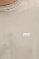 Vans tricou din bumbac VN0A3CZEZUJ1 bej