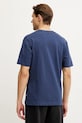 Îmbrăcăminte New Balance tricou din bumbac MT43556NNY bleumarin