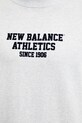 New Balance t-shirt bawełniany MT51526AHH szary