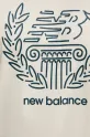 New Balance t-shirt bawełniany MT51974LIN beżowy