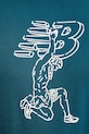 Βαμβακερό μπλουζάκι New Balance τιρκουάζ MT51978DOE