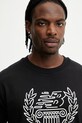 New Balance tricou din bumbac negru MT51974BK