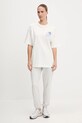 Памучна тениска 47 brand MLB Los Angeles Dodgers BB012TMPEES654937SS бял SS25