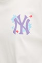 47 brand t-shirt in cotone MLB New York Yankees BB017TMPEES657617SS bianco