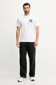 47 brand tricou din bumbac MLB New York Yankees BB017TMBECT657649WW alb SS25
