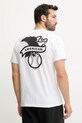 Odzież 47 brand t-shirt bawełniany MLB New York Yankees BB017TMBECT657649WW biały