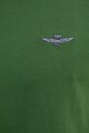 Aeronautica Militare tricou din bumbac TS2376J592 verde