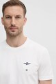 Aeronautica Militare t-shirt in cotone TS2377J633 bianco