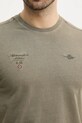 Bavlněné tričko Aeronautica Militare TS2392J677 zelená