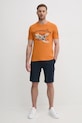 Bavlnené tričko Aeronautica Militare TS2406J641 oranžová SS25