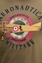 Aeronautica Militare tricou din bumbac verde TS2414J641