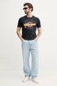 Хлопковая футболка Aeronautica Militare TS2414J641 чёрный SS25