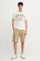 Aeronautica Militare tricou din bumbac TS2422J686 alb SS25