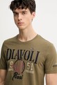 Aeronautica Militare tricou din bumbac verde TS2422J686