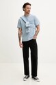 Хлопковая футболка Guess Jeans M5GI50.KCTG1 голубой SS25