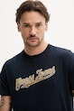 Guess Jeans tricou din bumbac bleumarin M5GI54.K8FQ4