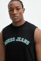 Guess Jeans tricou din bumbac negru M5GP31.K8HM0