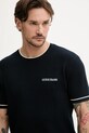 Guess Jeans t-shirt bawełniany granatowy M5GR17.Z3HM1