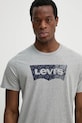 Βαμβακερό μπλουζάκι Levi's GRAPHIC CREWNECK TEE γκρί 22491.1813